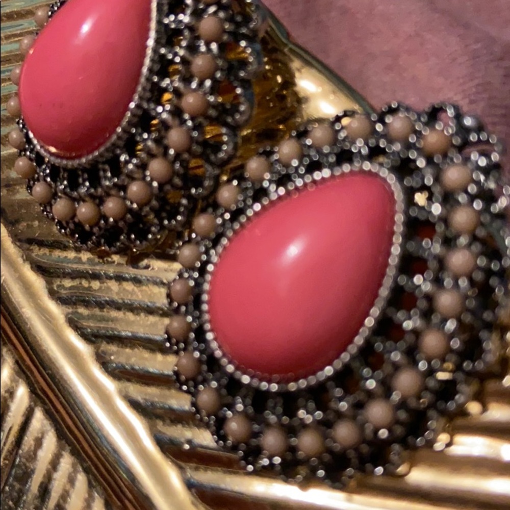 Statement piece post back earrings